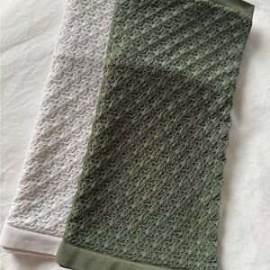 Free People Olive Green/Ivory Tube Tops Size M/L